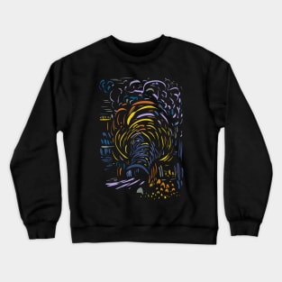 Van Gogh parody Crewneck Sweatshirt